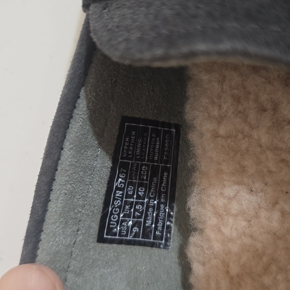 🎆 UGG RETREAT SUEDE SHEARLING LINED LOAFERS MOCCASIN - Picture 11 of 13